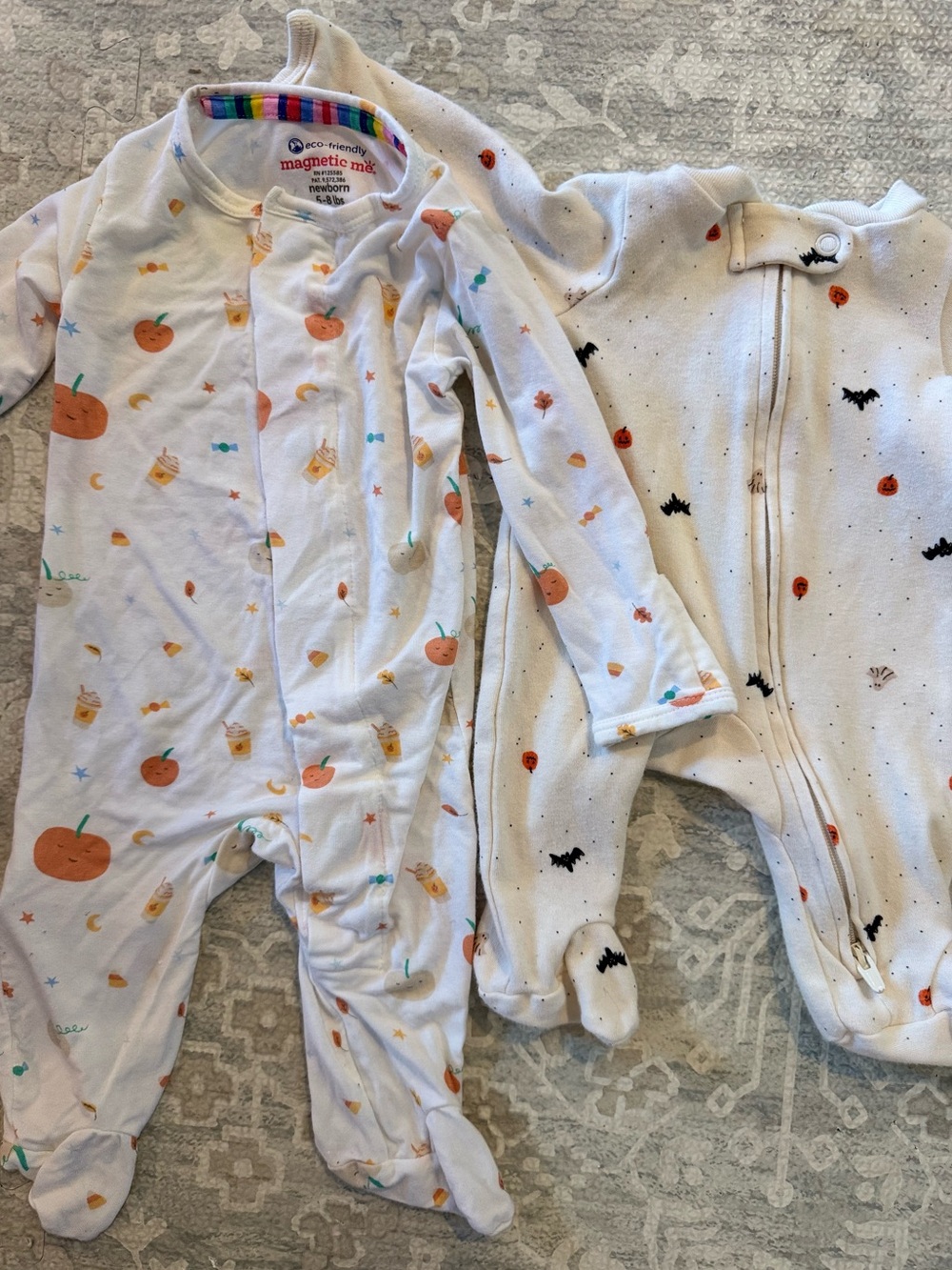 Magnetic Me & Carters Cute Fall + Halloween Baby Footie Bundle